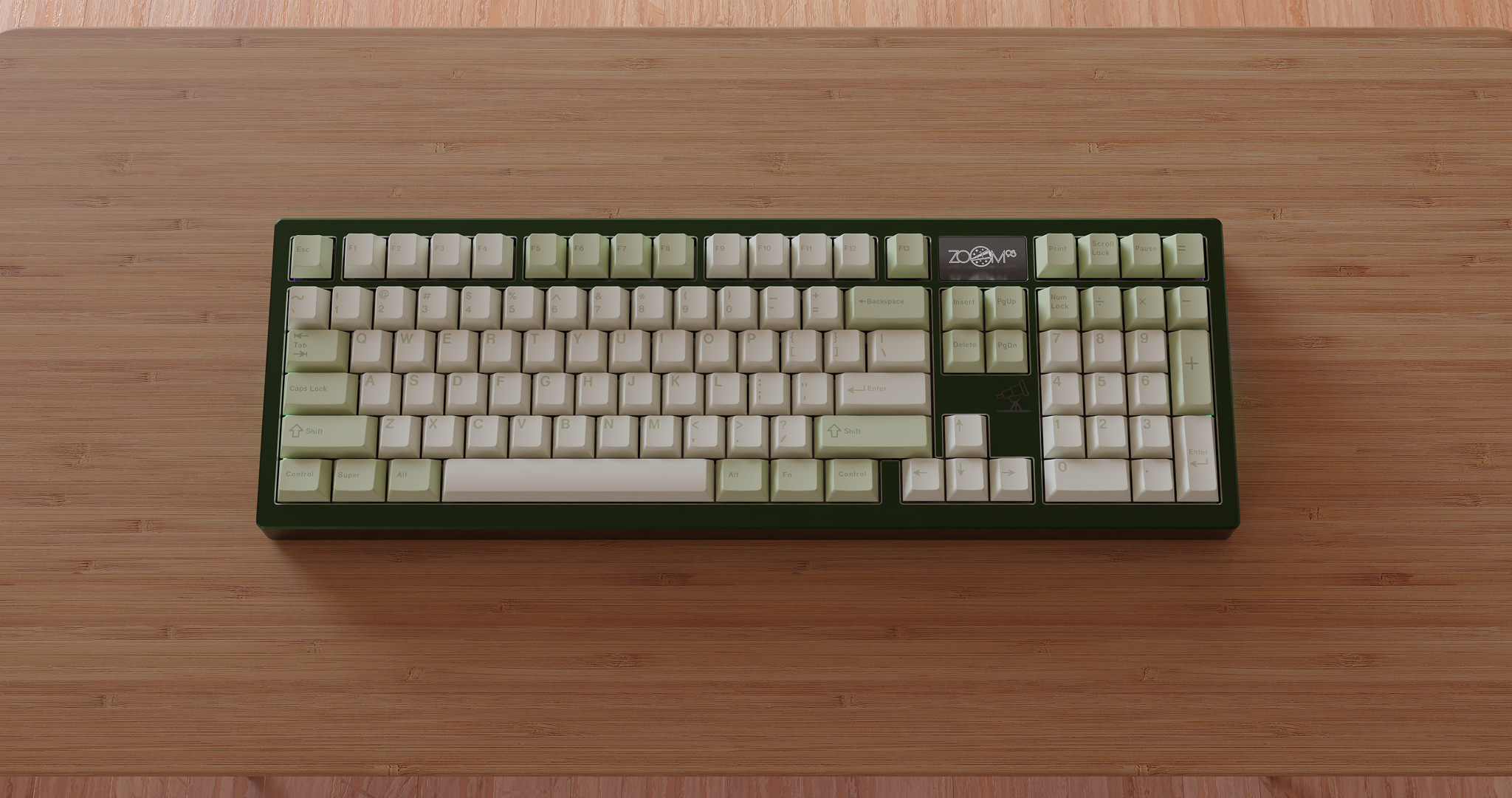 Melon Cream on the keyboard.
